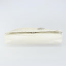 CHANEL Matelasse Chain Shoulder Bag Caviar Skin White Silver CC Auth am10305V-5