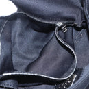 FENDI Jersey Mamma bucket Shoulder Bag Nylon Black Silver Auth am10308V-21