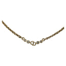 Christian Dior Necklace metal Gold Tone Auth am10310-1