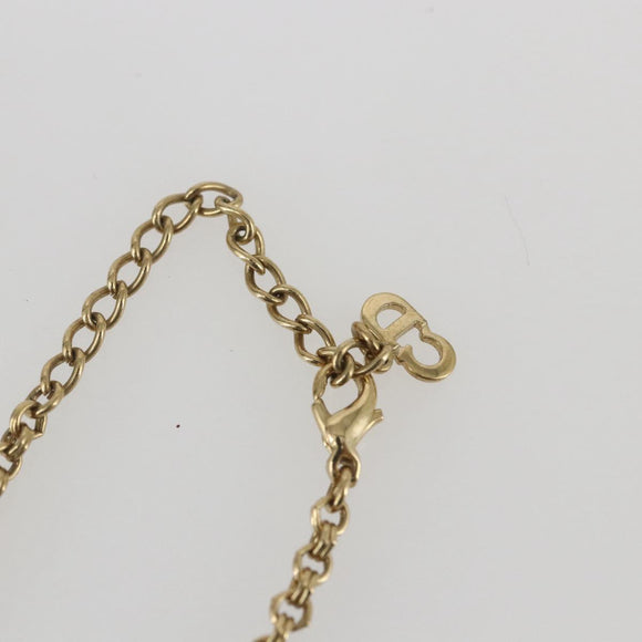 Christian Dior Necklace metal Gold Tone Auth am10310