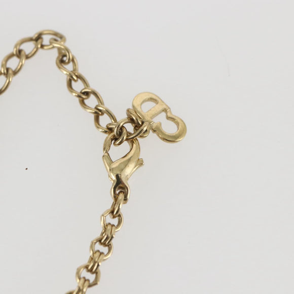 Christian Dior Necklace metal Gold Tone Auth am10310