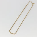 Christian Dior Necklace metal Gold Tone Auth am10310-7