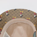 GUCCI Micro GG Supreme Disney Hat PVC Size M Beige 602978 Auth am10313SAM-9