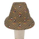 GUCCI Micro GG Supreme Disney Hat PVC Size M Beige 602978 Auth am10313SAM-2