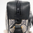 GUCCI GG Supreme Sherry Line Shoulder Bag PVC Navy Red 89 02 004 Auth am10314-17