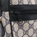 GUCCI GG Supreme Sherry Line Shoulder Bag PVC Navy Red 89 02 004 Auth am10314-18