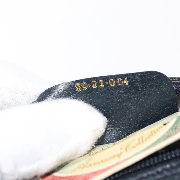 GUCCI GG Supreme Sherry Line Shoulder Bag PVC Navy Red 89 02 004 Auth am10314