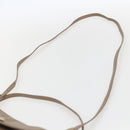 Chloe Lily Hand Bag Leather 2way Beige Silver Auth am10316-14