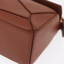 LOEWE Mini Puzzle Loewe x Studio Ghibli Calcifer Bag 2way Brown Auth am10317SM-17