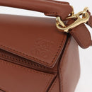 LOEWE Mini Puzzle Loewe x Studio Ghibli Calcifer Bag 2way Brown Auth am10317SM-21