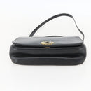 Christian Dior Hand Bag Leather 2way Black Gold Auth am10322-5