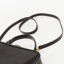 GUCCI Vanity Bag Tasche Emaille 2way Braun Gold 000 2122 0565 Auth am10324-14