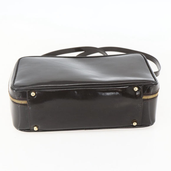 GUCCI Vanity Bag Tasche Emaille 2way Braun Gold 000 2122 0565 Auth am10324