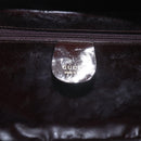 GUCCI Vanity Bag Tasche Emaille 2way Braun Gold 000 2122 0565 Auth am10324-19