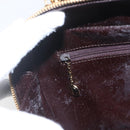 GUCCI Vanity Bag Tasche Emaille 2way Braun Gold 000 2122 0565 Auth am10324-20