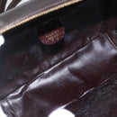 GUCCI Vanity Bag Tasche Emaille 2way Braun Gold 000 2122 0565 Auth am10324-11