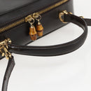 GUCCI Vanity Bag Tasche Emaille 2way Braun Gold 000 2122 0565 Auth am10324-7