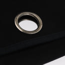 HERMES Spare Bag Canvas Black Silver Auth am10325-7