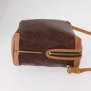 ETRO Paisley Shoulder Bag Leather Bordeaux Gold Auth am10326-3