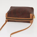 ETRO Paisley Shoulder Bag Leather Bordeaux Gold Auth am10326-6