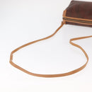 ETRO Paisley Shoulder Bag Leather Bordeaux Gold Auth am10326-7