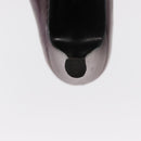 CHANEL High Heels Leather Size 36 Bordeaux CC Auth am10330-27