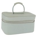 GUCCI Vanity Pouch Bag Leather Light Blue 039 2020 0710 Auth am10333-1