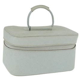 GUCCI Vanity Pouch Bag Leather Light Blue 039 2020 0710 Auth am10333