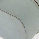 GUCCI Vanity Pouch Bag Leather Light Blue 039 2020 0710 Auth am10333-14