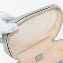 GUCCI Vanity Pouch Bag Leather Light Blue 039 2020 0710 Auth am10333-10