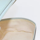 GUCCI Vanity Pouch Bag Leather Light Blue 039 2020 0710 Auth am10333-19