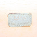 GUCCI Vanity Pouch Bag Leather Light Blue 039 2020 0710 Auth am10333-12