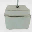 GUCCI Vanity Pouch Bag Leather Light Blue 039 2020 0710 Auth am10333-3