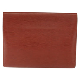LOUIS VUITTON Epi Porte Documents Senatur Briefcase Brown M54453 LV Auth am10334 - 0