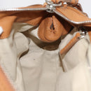 Chloe Paddington Hand Bag Leather Brown Gold Silver Auth am10338V-20