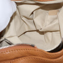 Chloe Paddington Hand Bag Leather Brown Gold Silver Auth am10338V-22