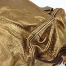 Chloe Paddington Hand Bag Leather Beige Gold Silver Auth am10339V-10