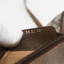 GUCCI GG Supreme Web Sherry Line Bag PVC Beige Gold 56 02 087 Auth am10340-20