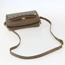 GUCCI GG Supreme Web Sherry Line Bag PVC Beige Gold 56 02 087 Auth am10340-7