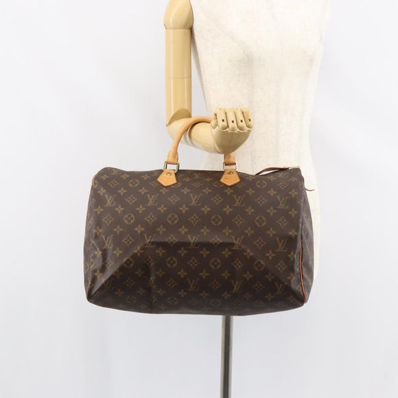 LOUIS VUITTON Monogram Speedy 40 Hand Bag M41522 LV Auth am10346V
