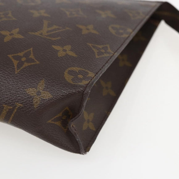 LOUIS VUITTON Monogram Poche Toilette 26 Pouch M47542 LV Auth am10350