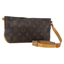LOUIS VUITTON Monogram Trotteur Shoulder Bag M51240 LV Auth am10357-1