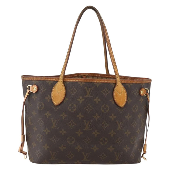 LOUIS VUITTON Monogram Neverfull PM Tote Bag M40155 LV Auth am10359