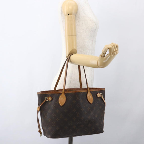 LOUIS VUITTON Monogram Neverfull PM Tote Bag M40155 LV Auth am10359