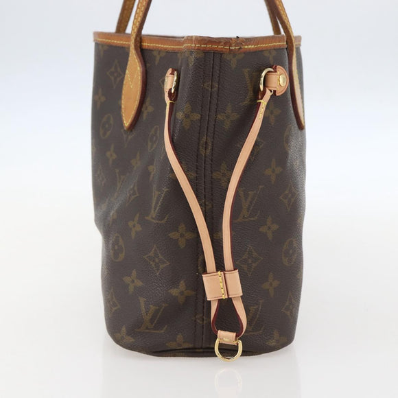 LOUIS VUITTON Monogram Neverfull PM Tote Bag M40155 LV Auth am10359