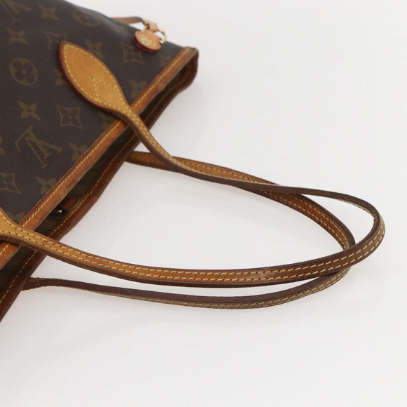LOUIS VUITTON Monogram Neverfull PM Tote Bag M40155 LV Auth am10359