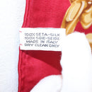 CHANEL Scarf Silk Red CC Auth am10367V-13