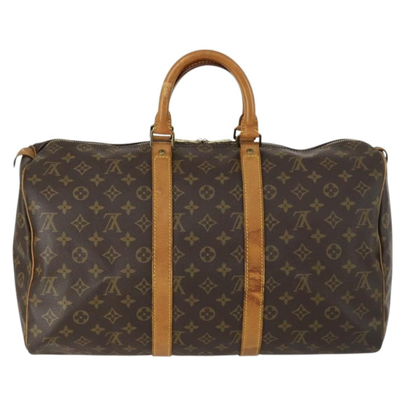 LOUIS VUITTON Monogram Keepall 45 Boston Bag M41428 LV Auth am10368