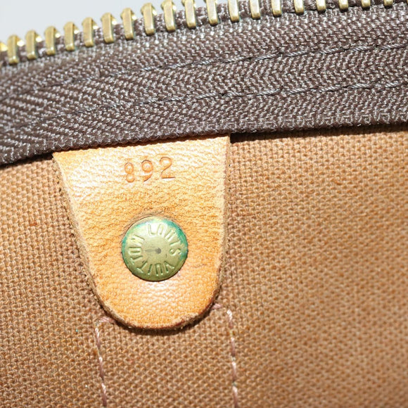 LOUIS VUITTON Monogram Keepall 60 Boston Bag M41422 LV Auth am10371