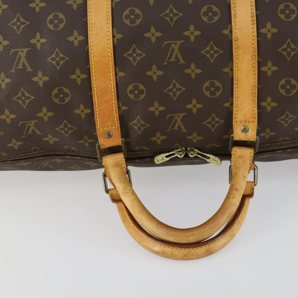LOUIS VUITTON Monogram Keepall 60 Boston Bag M41422 LV Auth am10374
